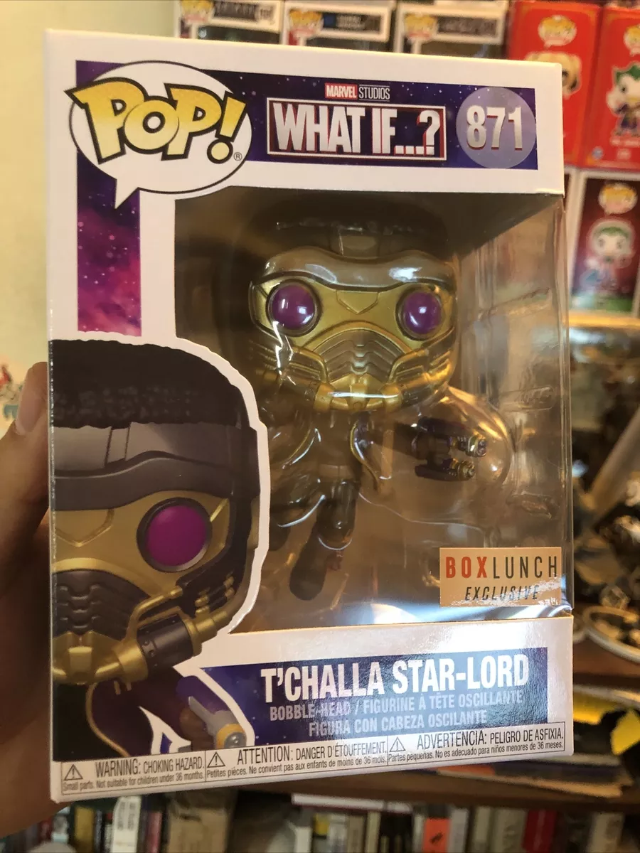 Funko Pop! Marvel: What If… - T'Challa Star-Lord Metallic #871