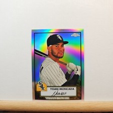 2021 TOPPS Chrome Platinum Baseball Yoan Moncada base REFRACTOR card # 212