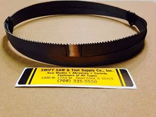 120" (10'0") X 1/2 X .025 X 10/14T COBALT BIMETAL BAND SAW BLADE DISSTON USA