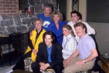 Ann B. Davis, actor Robert Reed, Florence Henderson, actor C - 1989 Old Photo 3