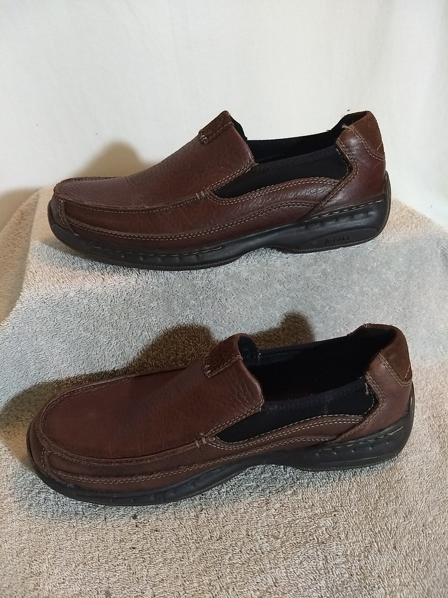 Dunham Bradford Men\'s Brown Full Grain Leather Loafer Shoes Size 9 D Dunham Loafers Brown Pebbeled Leather Waterproof Rollbar  main image 4