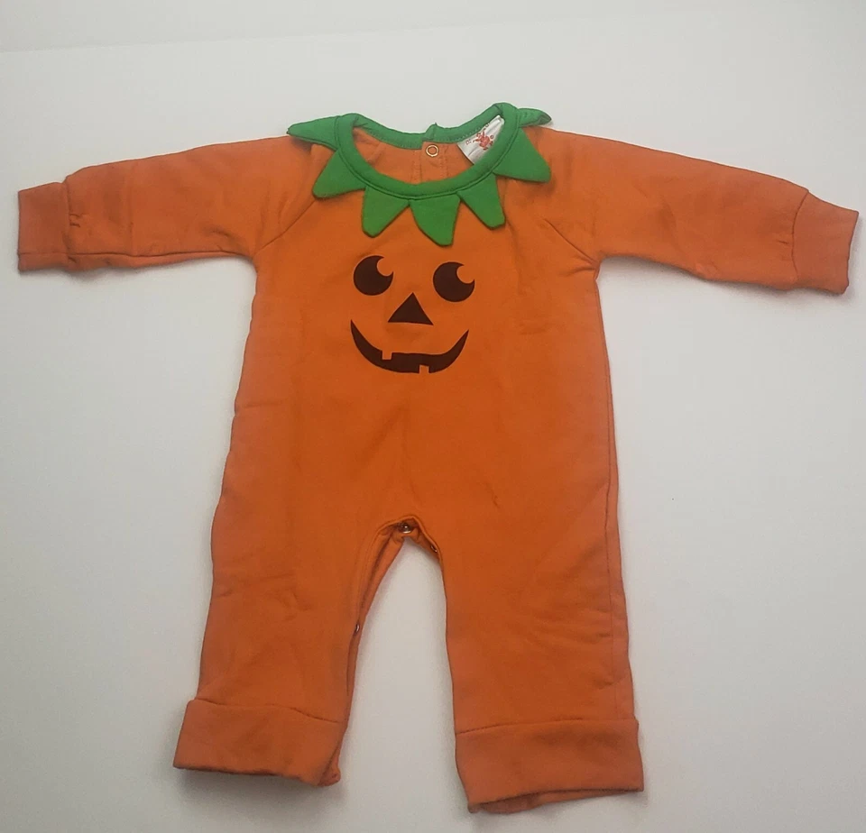 Disfraz Rubíes 3 Piezas Naranja Calabaza Bebé 6-12 Meses Foto 2 de 4