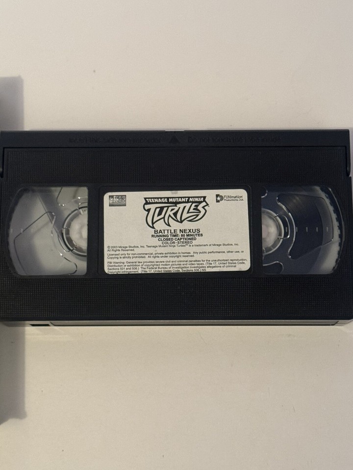 Teenage Mutant Ninja Turtles Vol. 13 Battle Nexus VHS, 2004) Tested