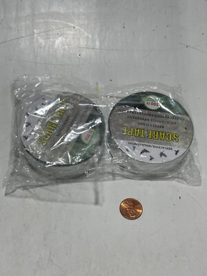 (2) Bird Scare Repellent Reflective/holographic Ribbon Tape Keep Pest Away 500ft