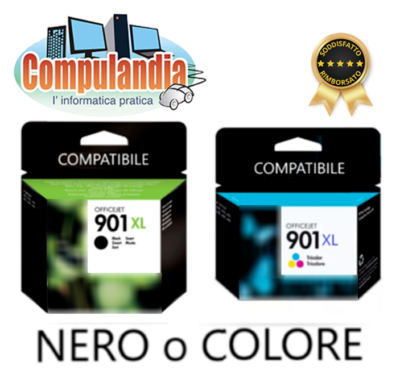 Compatibile HP 901XL Nero/Colore Set Di Cartucce - Foto 8