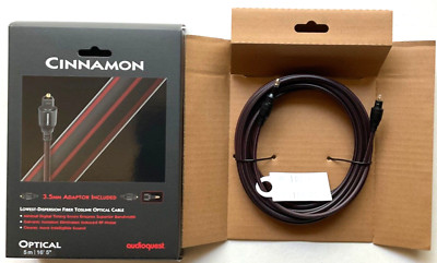 AudioQuest Cinnamon Optical - 5 Meter - New  - Open Box - Authorized Dealer