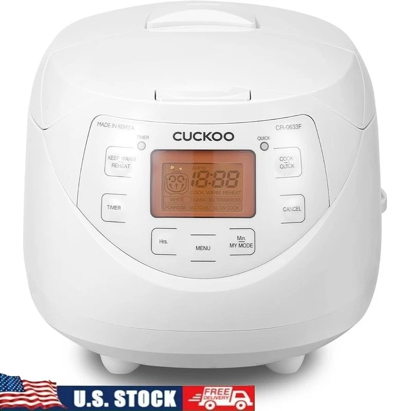 Multi-Functional Rice Cooker 12 Cup Capacity W/ Fuzzy Logic & 11 Functions New
