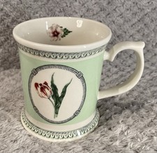 RHS Royal Horticultural Society Applebee Collection Tulip Pansies Mug Tankard