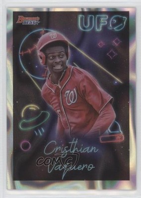 2022 Bowman's Best Bowman UFO Lava Refractor 6/50 Cristhian Vaquero #UFO-15 0xz8