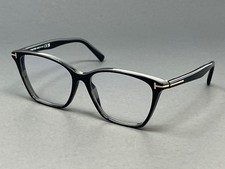 Tom Ford FT5949-B/V ECO 001 Black 56mm Blue Block Cat Eye Women's Eyeglasses
