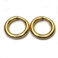 Chanel Coco Mark Earrings Women Gold One Size 680869