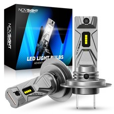 NOVSIGHT H7 lampoules phare LED faisceau haut et bas 16000LM ultralumineux 6500K