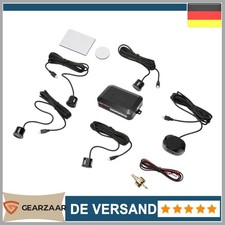 Rückfahrwarner Auto 4 Sensoren Schwarz hinten Parkhilfe PDC Rückfahrwarner Auto