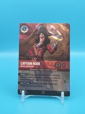 Lorcana: Into The Inklands Captain Hook- Master Swordsman Enchanted 214/204