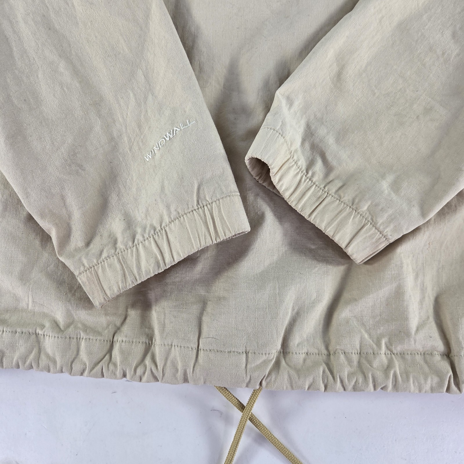 The North Face Ripstop Wind Hooded Jacket Size L Mens Beige Cotton Full-Zip thumbnail 16