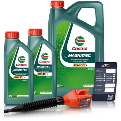 7 L LITER CASTROL MAGNATEC 0W-30 D MOTOR-ÖL MOTOREN-ÖL 50047782