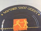 Prue Cooper Studio Pottery Slipware Platter Whither Thou Goest Earthenware Dish — photo 5