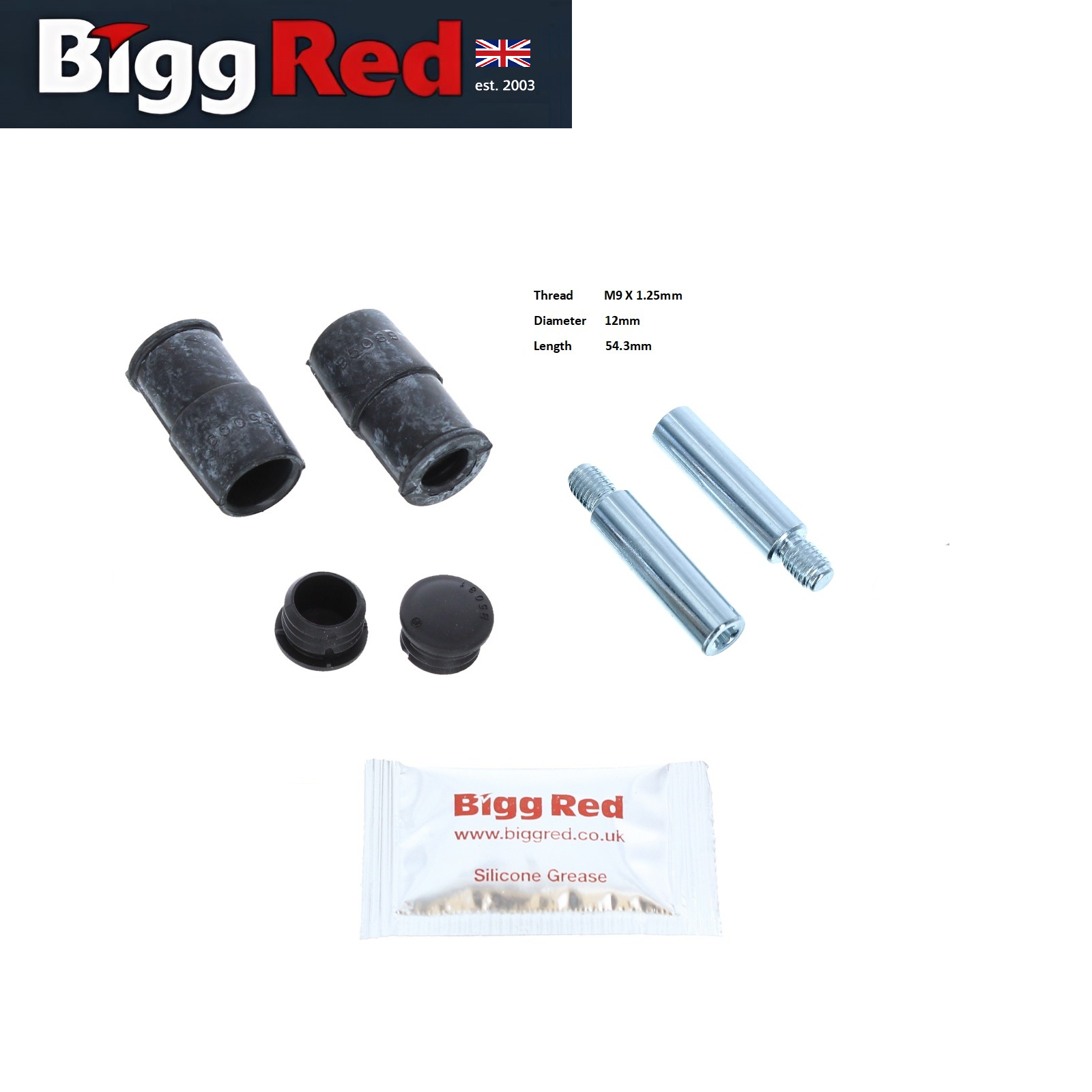 For BMW 5 Series E39 95-03 Front Lor R Brake Caliper Sliding Screw Pin (-image