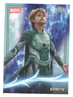 2025 Topps Chrome Marvel Studios Refractor Eternals Sprite