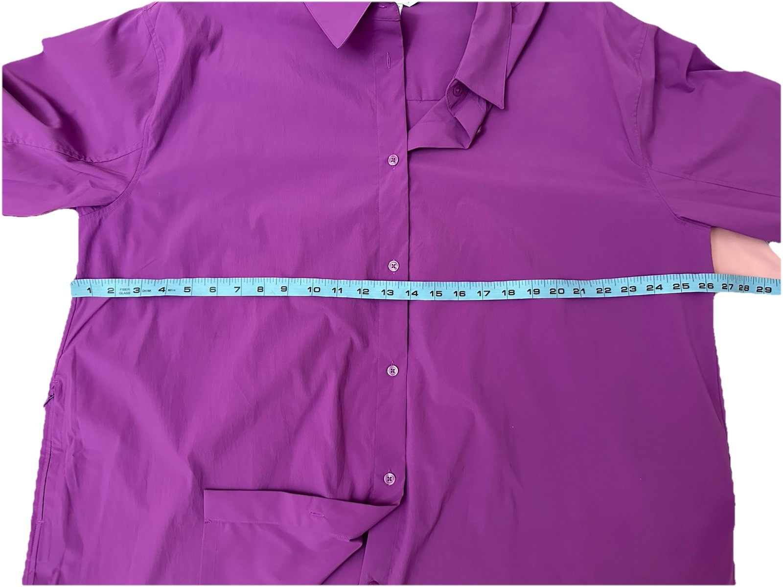 Athleta Performance Oversized Button Up Poplin To… - image 6