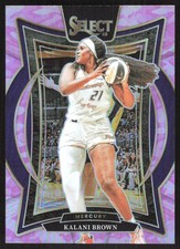 6796L 2025 Panini Select WNBA #14 Kalani Brown Pink Camo Prizms #/175