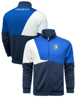 Icon Sports Chelsea FC Track Jacket Blue White Navy Officially Licensed