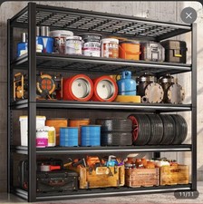 5-Tier Heavy Duty Steel Storage Shelf Rack   Garage Warehouse Organizer New
