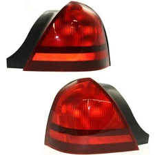 For Mercury Grand Marquis Tail Light 2003-2011 Pair Passenger and Driver Side