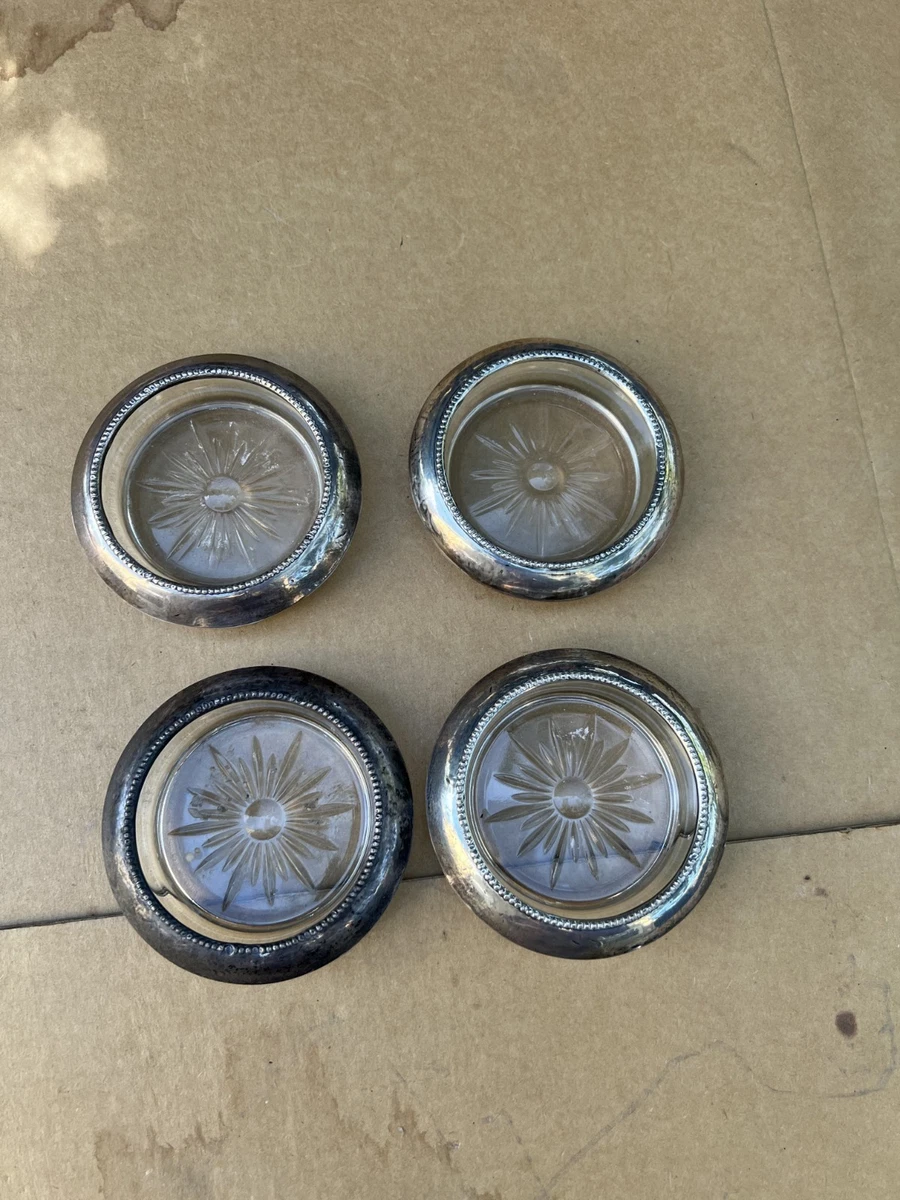 Frank M. Whiting Antique US Sterling Silver Dishes & Coasters for