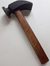 Antique Cooper's Hoop Driver Hammer 8.25" 1850-1890 Carved Handle One Hand