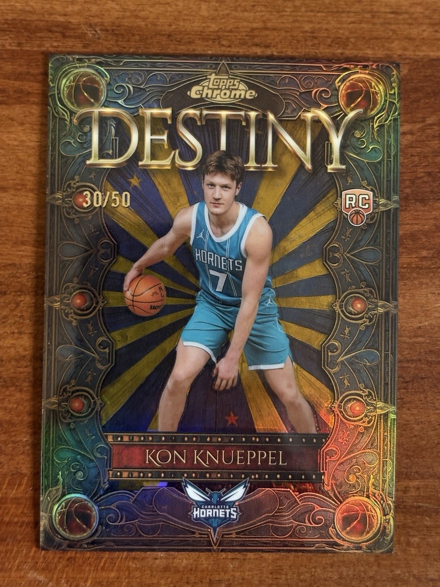 2025-26 Topps Chrome Kon Knueppel RC Rookie Destiny Refractor True 