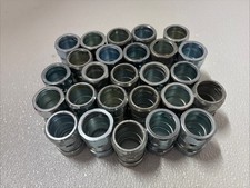 Lot Of 25 3/4" EMT Compression Couplings Straight No Thread