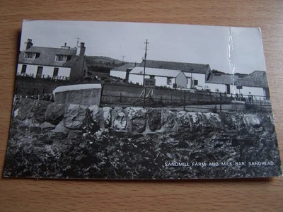Sandmill Farm and Milk Bar Sandhead Vintage RP Postcard Dumfries Scotland - Image 1 of 2
