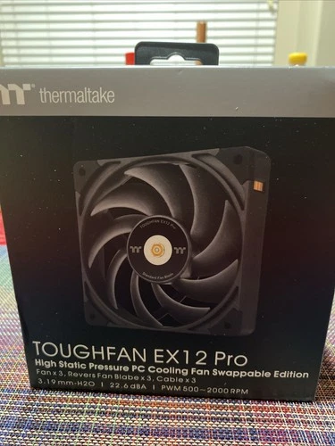 Thermaltake TOUGHFAN EX12 Pro Swappable Edition (3-Fan Pack) CL-F171-PL12BL-A