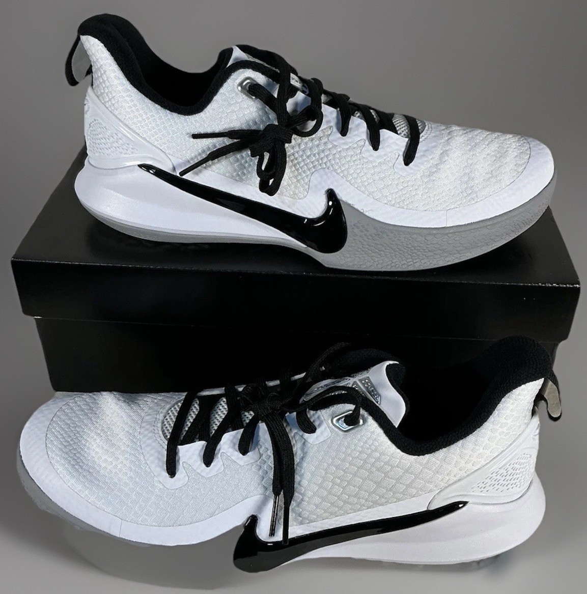 Nike Mamba Focus TB Men's Basketball Shoes White/Grey, 9M/10.5W