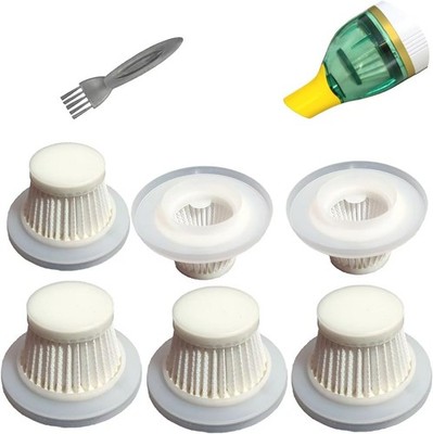 Feenynic 6 Pack Filters Replacement Compatible with Compact Vacuum Cleaner as