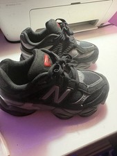 New Balance 9060 Boys Low Top size 11 Black Gray Sneakers