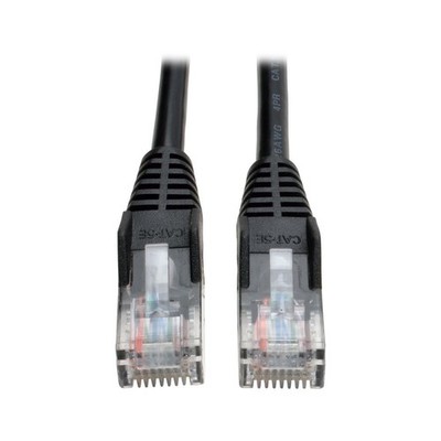 EATON N001-006-BK Eaton Cat5e 350MHz Snagless Molded Patch Cable (RJ45 M/M) -