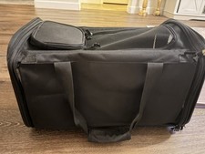 KOREKS Rolling Pet Carrier Cat Dog Travel Bag w/ Wheels Telescoping Handle