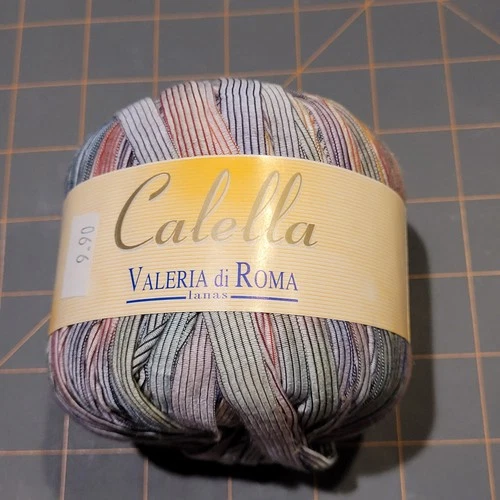 VALERIA DI ROMA IANAS CALELLA YARN RIBBON VINTAGE MULTI  SPAIN COMBINE SHIPPING