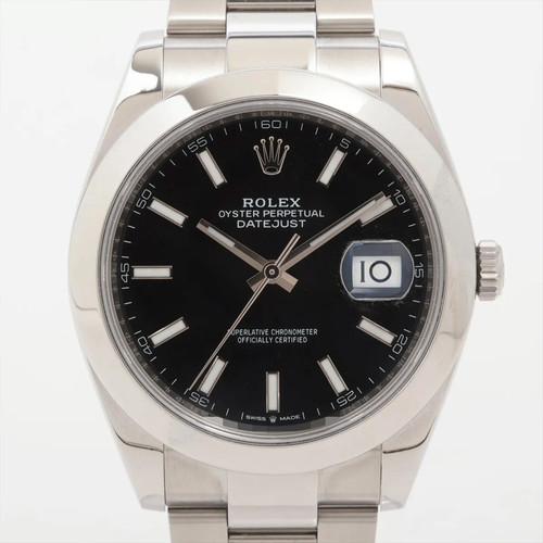 Rolex Datejust 41 126300 SS SS AT black dial 1 Extra Link