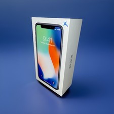 iPhone X Silver BOX ONLY A1865 64 GB