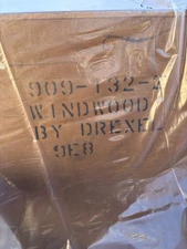 5 Piece Drexel Bedroom Set with Trifold Mirror and Dresser