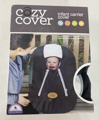 Cozy Cover Infant Carrier Cover Protects Babies From The Outdoor Elements  Black