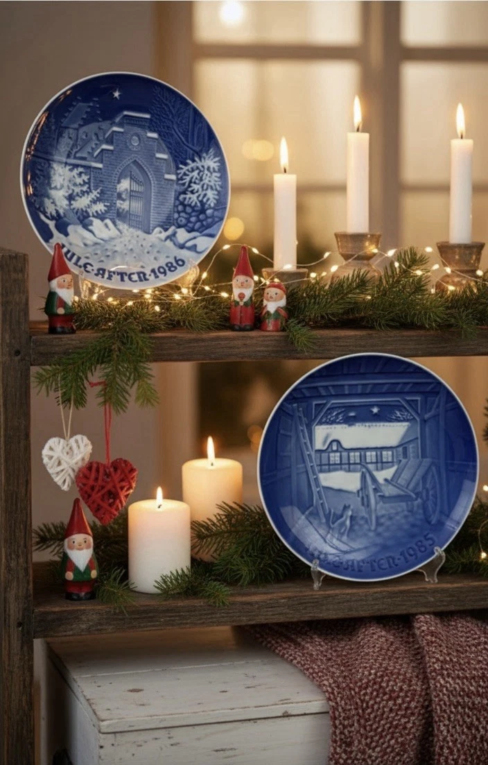 B G Christmas Plates In Collectible Bing & Grondahl Coll Plates
