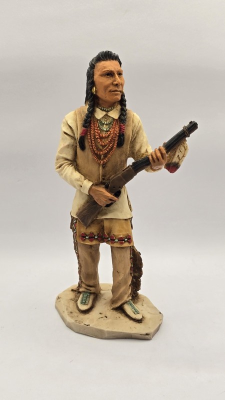 Castagna Chief Joseph Nez Perce Indian Figurine, Wild West Series, 1994 Italy