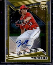 2022 Panini Elite Extra Edition #74 Walter Ford Optic Signatures #/99