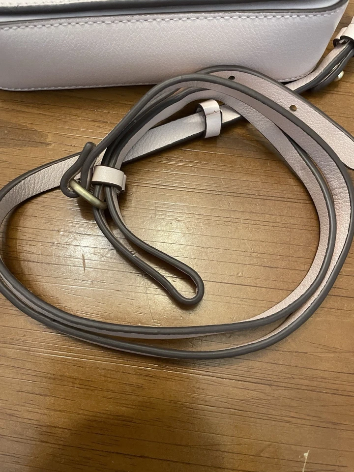 Spartina Soft Pink Leather Crossbody Purse - Image 4 of 4