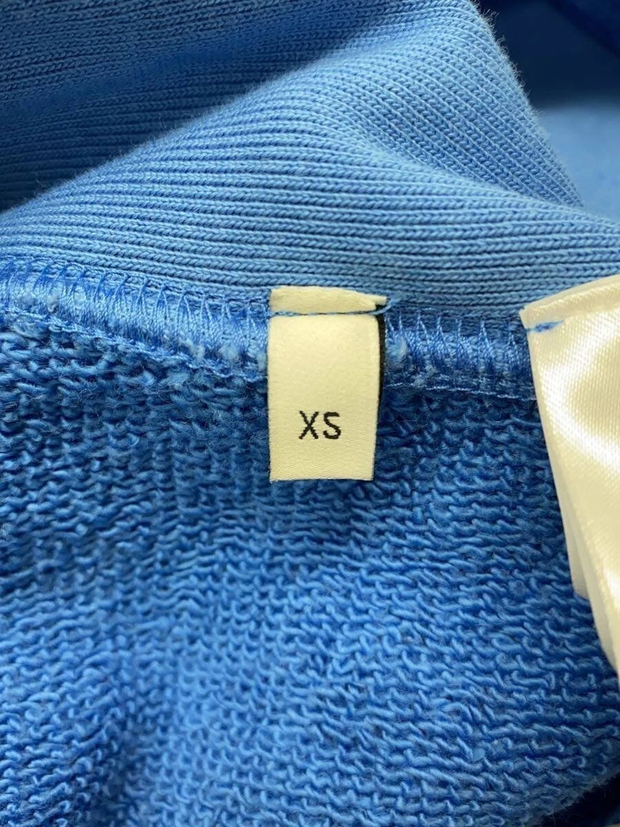 GUCCI felpa con cappuccio XS poliestere stampa blu 560502 usata