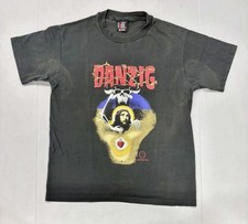 Rare Vintage black Band T Shirt 1988 Danzig God Dont Like It Single Stitch